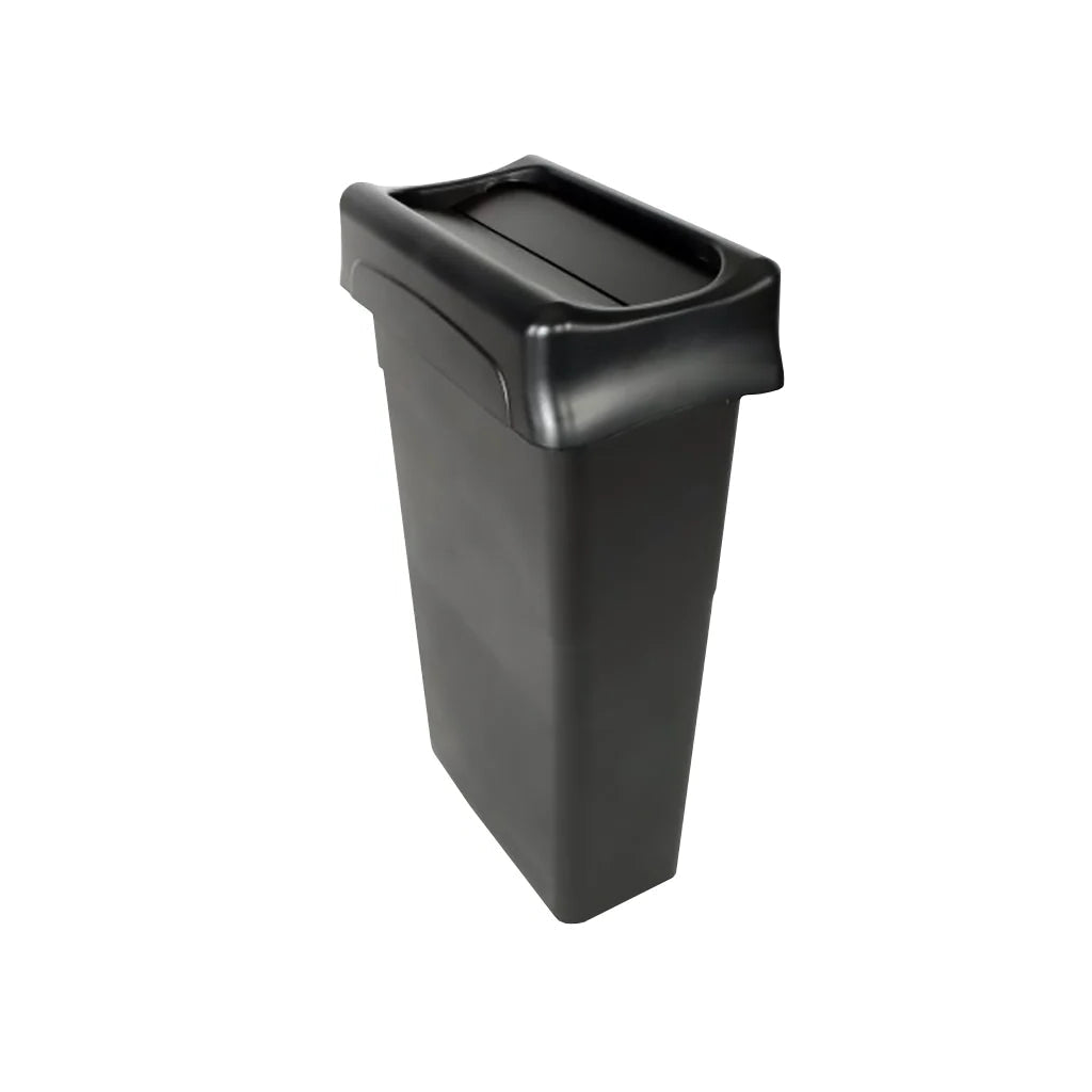 Globe Commercial - Swing Lid Slim Lid Black 9515 - 1/EA