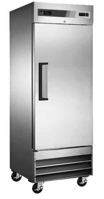 EFI Refrigerator Merchandiser X-LINE 21" Glass Single Door Black Cooler F1-27VCX*