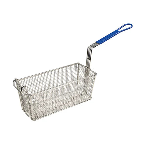 Winco - Fry Basket w/Plastic Blue Handle  13" x 5" FB-20 - 1/1EA