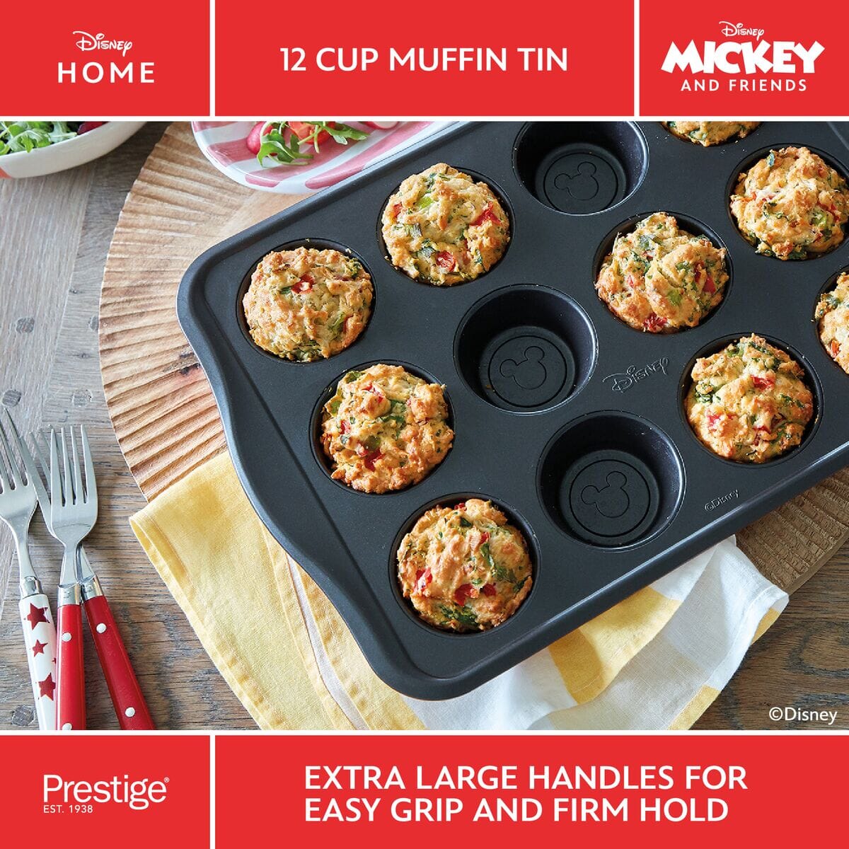 Meyer DISNEY/MICKEY 12 CUP MUFF PAN 48799-C*
