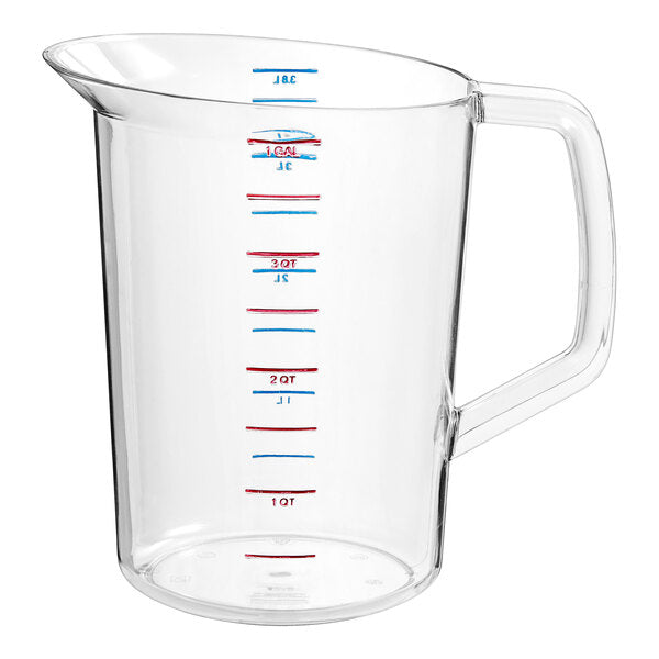 Rubbermaid® Bouncer 4 Qt. Clear Polycarbonate Plastic Measuring Cup FG321800CLR
