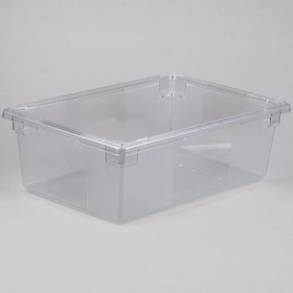 Tote Box 18 x 26 x 9 Clear on white background