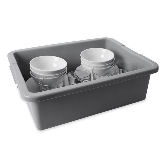 Rubbermaid Gray Bus Bin 21-1/2