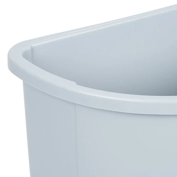 Rubbermaid Half Round Container 21gal FG352000GRAY*