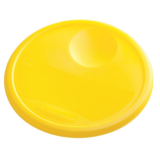 Rubbermaid Round Yellow Lid for 6-8qt Containers FG572500YEL