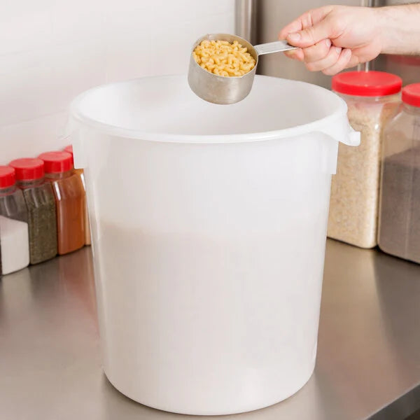 Rubbermaid 22qt Round Storage Container FG572800WHT 1/1EA