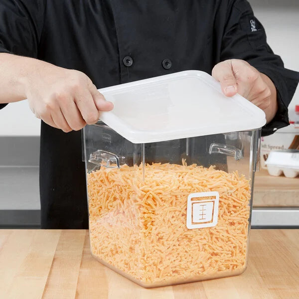 Rubbermaid Lid for 2, 4, 6 & 8 QT CARB-X® Square Food Containers FG650900WHT