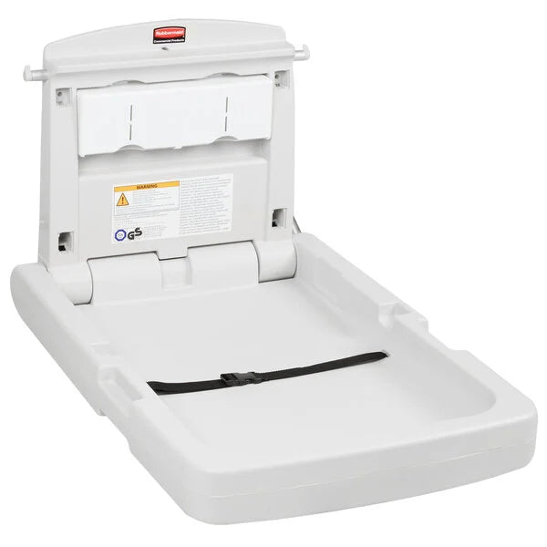 Rubbermaid Vertical Baby Change Table FG781988LPLAT 1/1EA