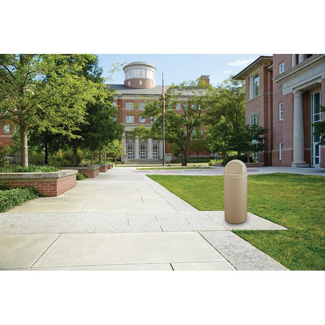 Rubbermaid Marshal® Classic Container, 25 Gal, Beige FG817088BEIG*