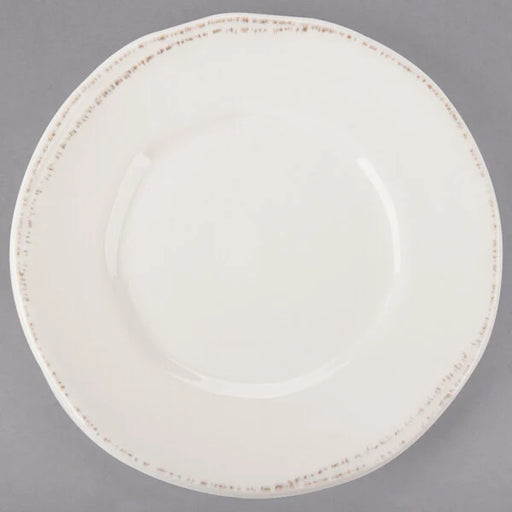 World Tableware Farmhouse 6 3/8" Round Cream Wide Rim Porcelain Plate - FH-500 36/Case*