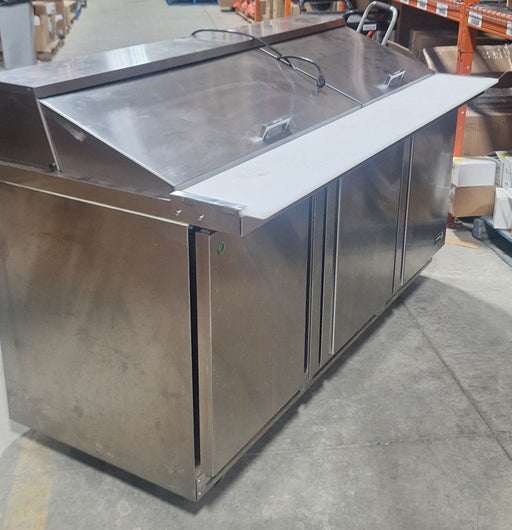 **Used Fagor  Mega Top Refrigerated Salad/Sandwich Prep Table – 72", 3 Door, 115V FMT-72-30-N*