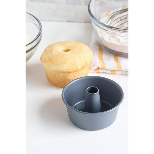 Fox Run - Mini Angel Food Cake Pan, 3.75 x 3.75 x 1.75 inches, Metallic, 4449
