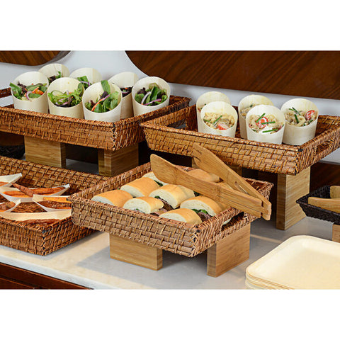 Front of House Display Riser, Bamboo, Set of 2, BHO032BBB20 | s.t.o.p ...
