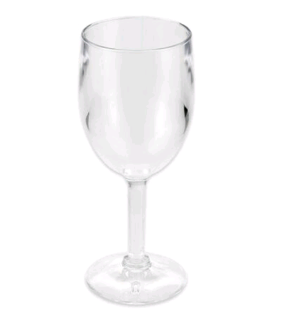 G.E.T. Plastic Wine Glass 8 Oz SW-1404