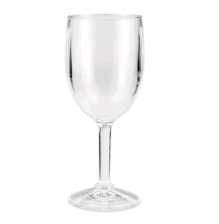 G.E.T. Plastic Wine Glass 8 Oz SW-1404