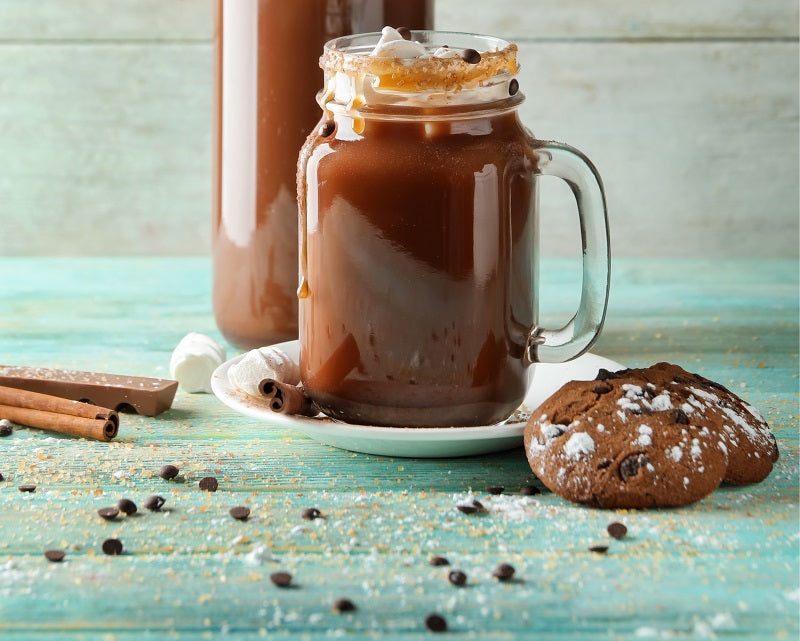 Gourmet Du Village Hot Chocolate Mix, Peanut Butter Flavor GCHOMPB