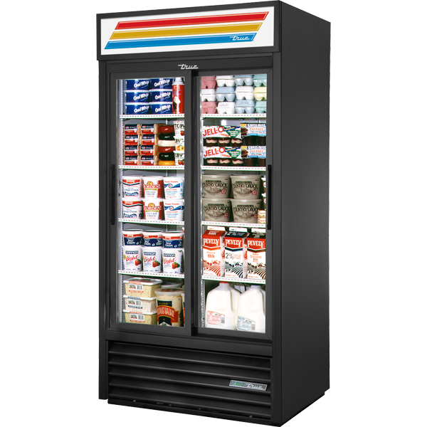 COOLER/2 GLASS DR GDM-33-HC-LD