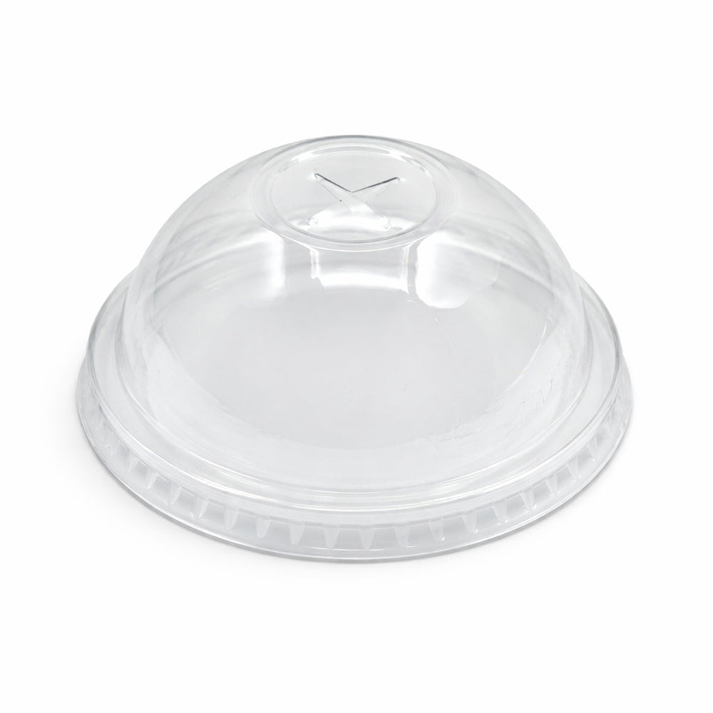 Global Paper and Plastics Clear PET Plastic Dome Lid GL95542 Case of 1,000