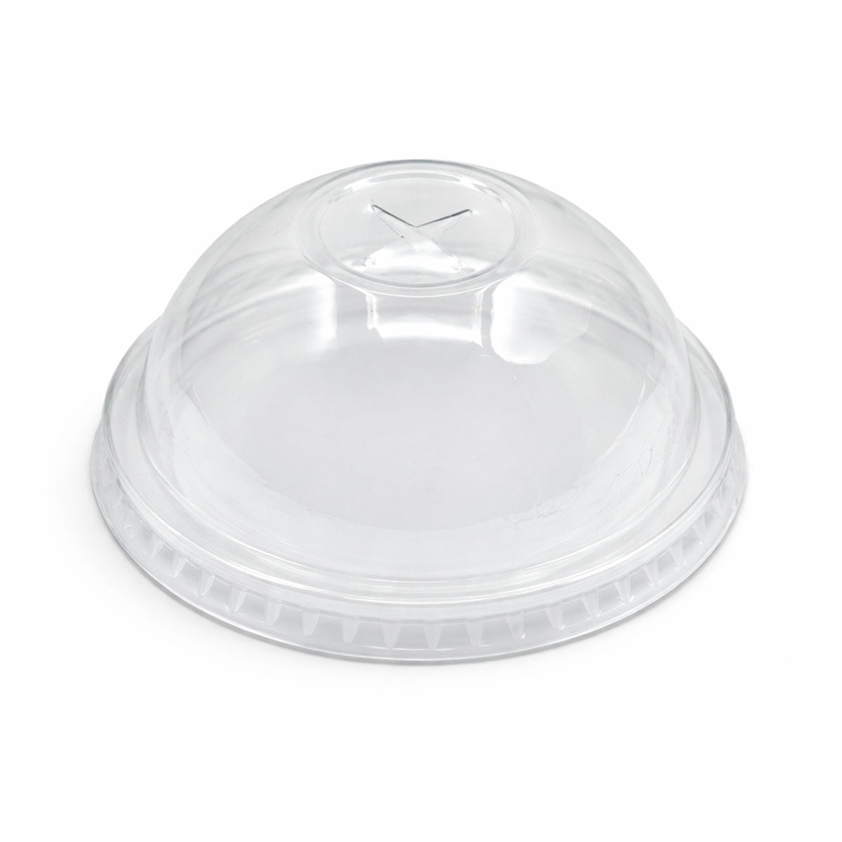 Global Paper and Plastics Clear PET Plastic Dome Lid GL95542 Case of 1,000