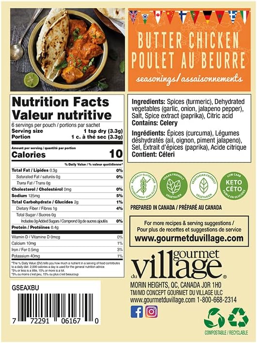 GV - Indian Butter Chicken Seasoning GSEAXBU