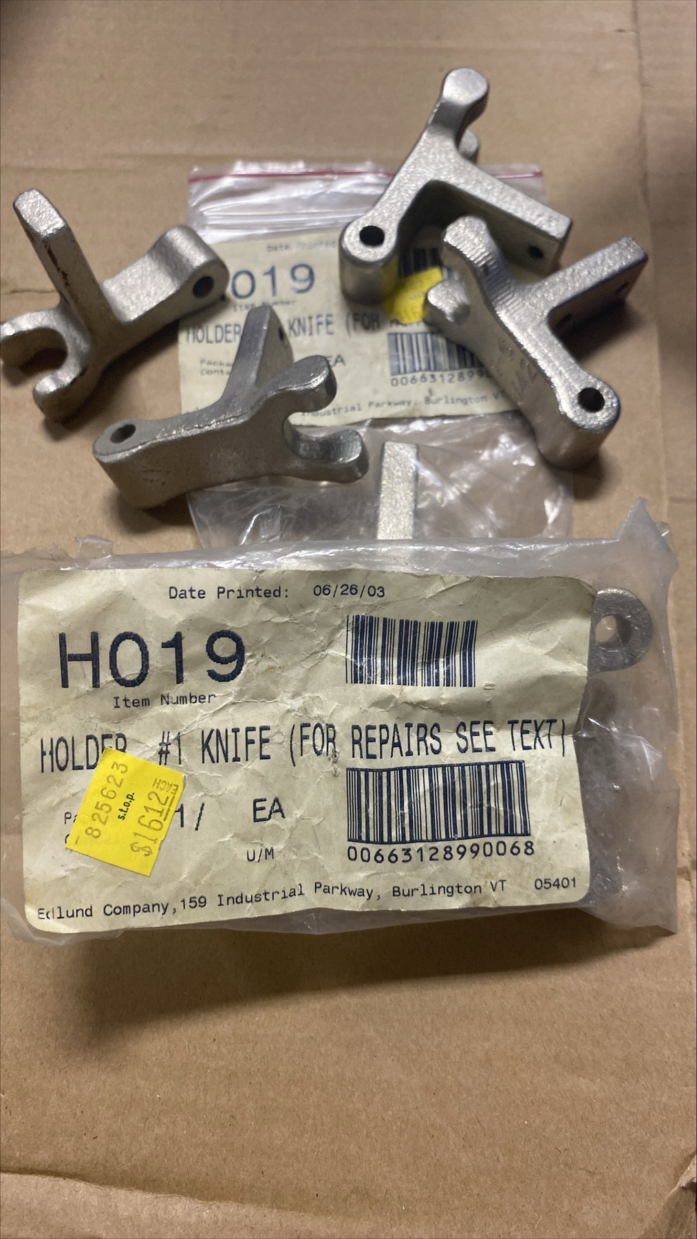 Edlund Blade Holder for #1® Manual Can Openers H019 1/1EA*