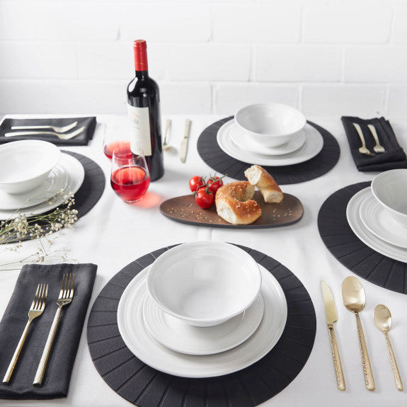 ICM Classic Champagne Matte 18/10 Stainless Steel 20 Piece Flatware Set