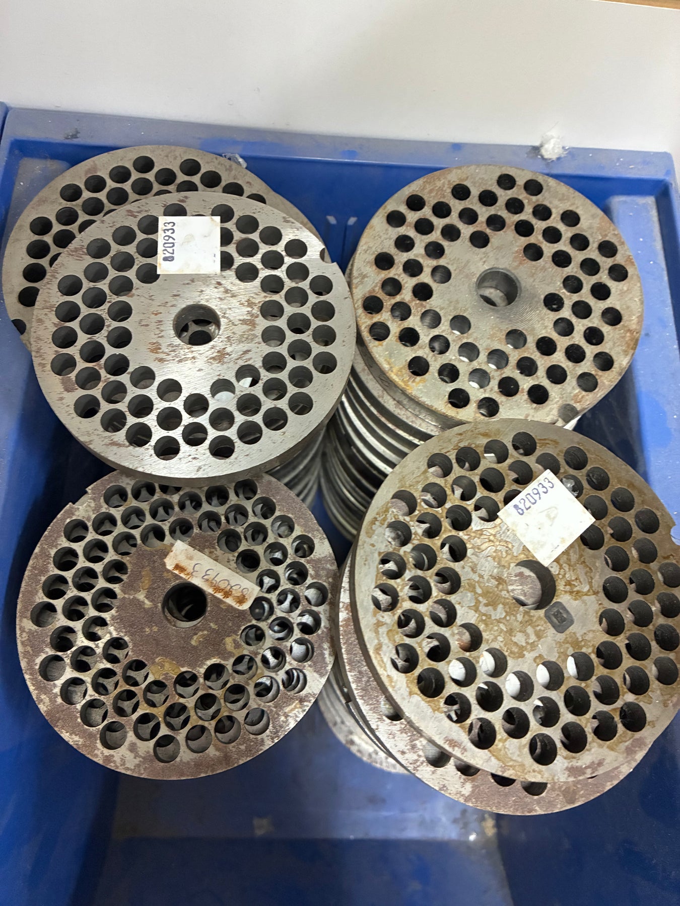 Omcan Carbon steel #22 machine plate, hubless, 6mm (1/4