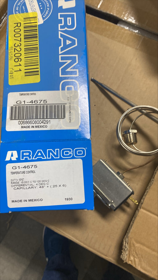 Ranco Steam Table Control Thermostat G1-4675 1/1EA*