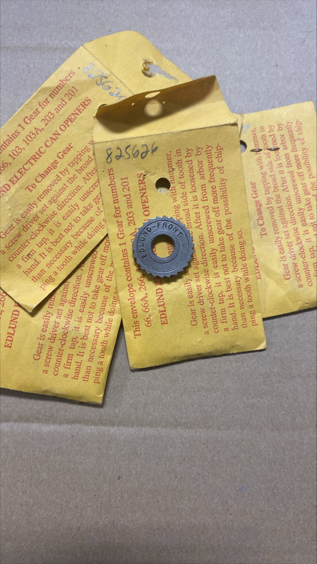 Edlund Gear, Single Pack G006SP 1/1EA*