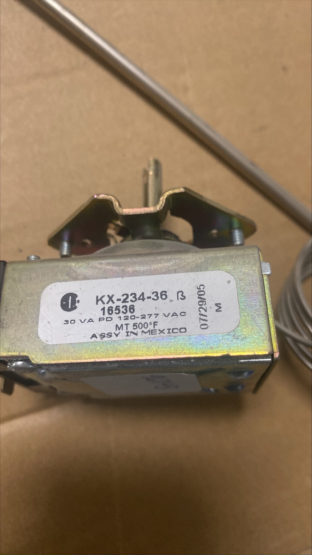 Blodgett Control Thermostat, KX-234-36 16536 1/1EA*