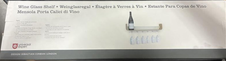 Universal Expert Classic Wine Glass Shelf, Wood UE1023*