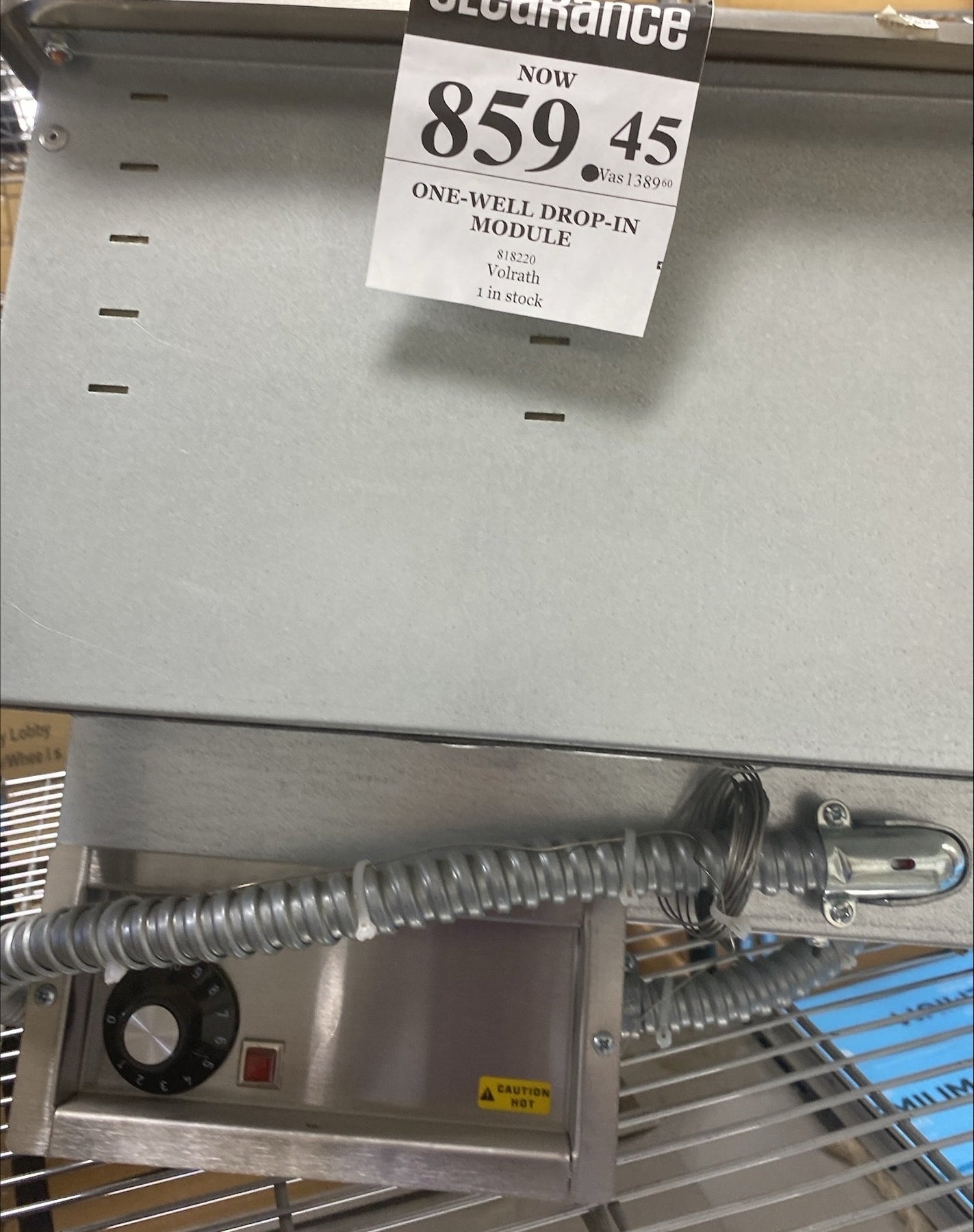 Vollrath One-well Drop-in Hot well 120-volt 3646611 1/1EA*