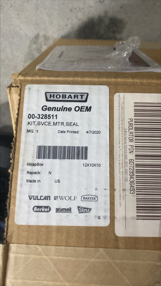 Hobart KIT SVCE MTR SEAL 00-328511  1/1EA*
