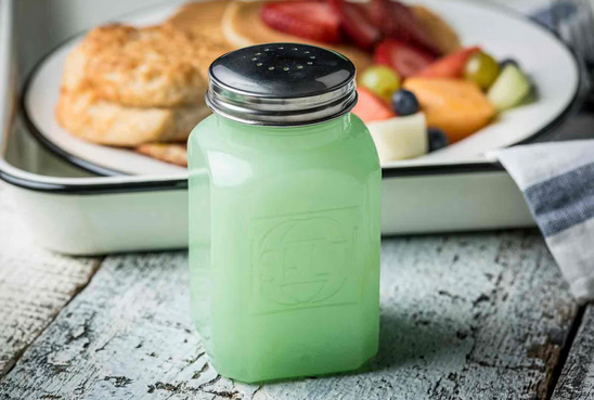TableCraft - Range Pepper Shaker, 6 oz, Jadeite Glass-HJ800P