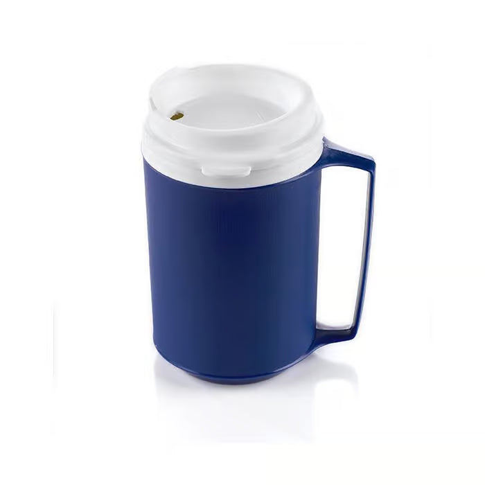 Aladdin Insulated Mug 12 oz. with Lid Royal Blue/White K112L 1/1EA*
