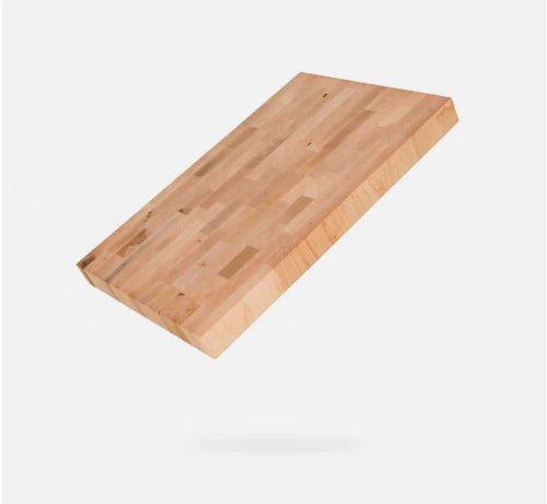 Labell - Butcher Block, Maple, 10" x 15" x 1-1/4", with Recessed Handles & Rubber Feet L10154 1/1EA