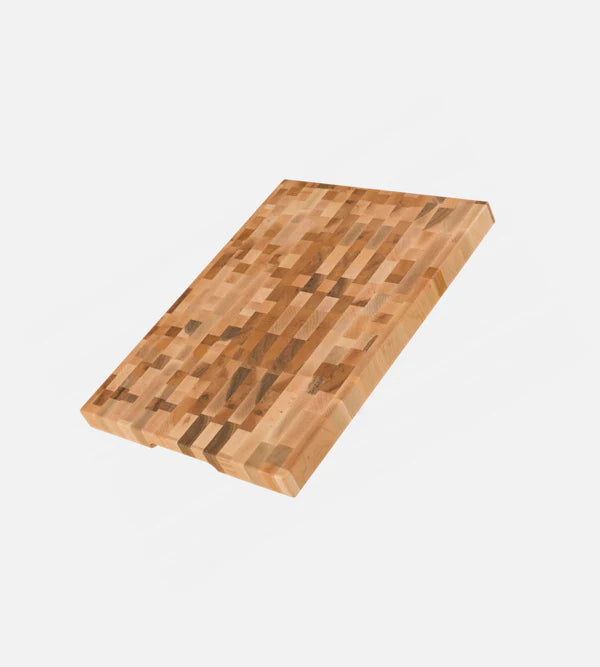 Labell - Butcher Block, Maple, 12" x 16" x 1-1/4" , with Recessed Handles & Rubber Feet L12164 1/1EA