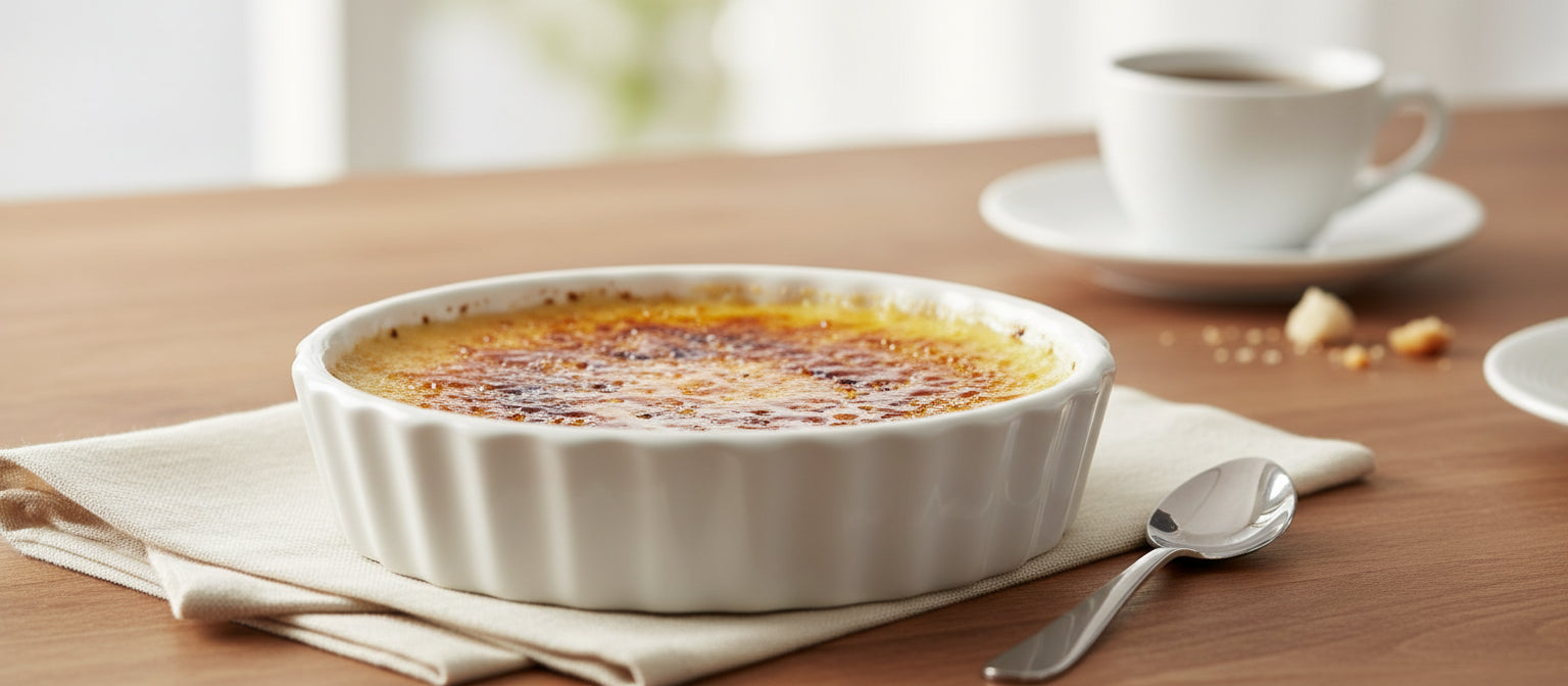 Libbey - Dish Crème Brûlée 5 oz White Ceramic CB-050 - (Case of 24)*