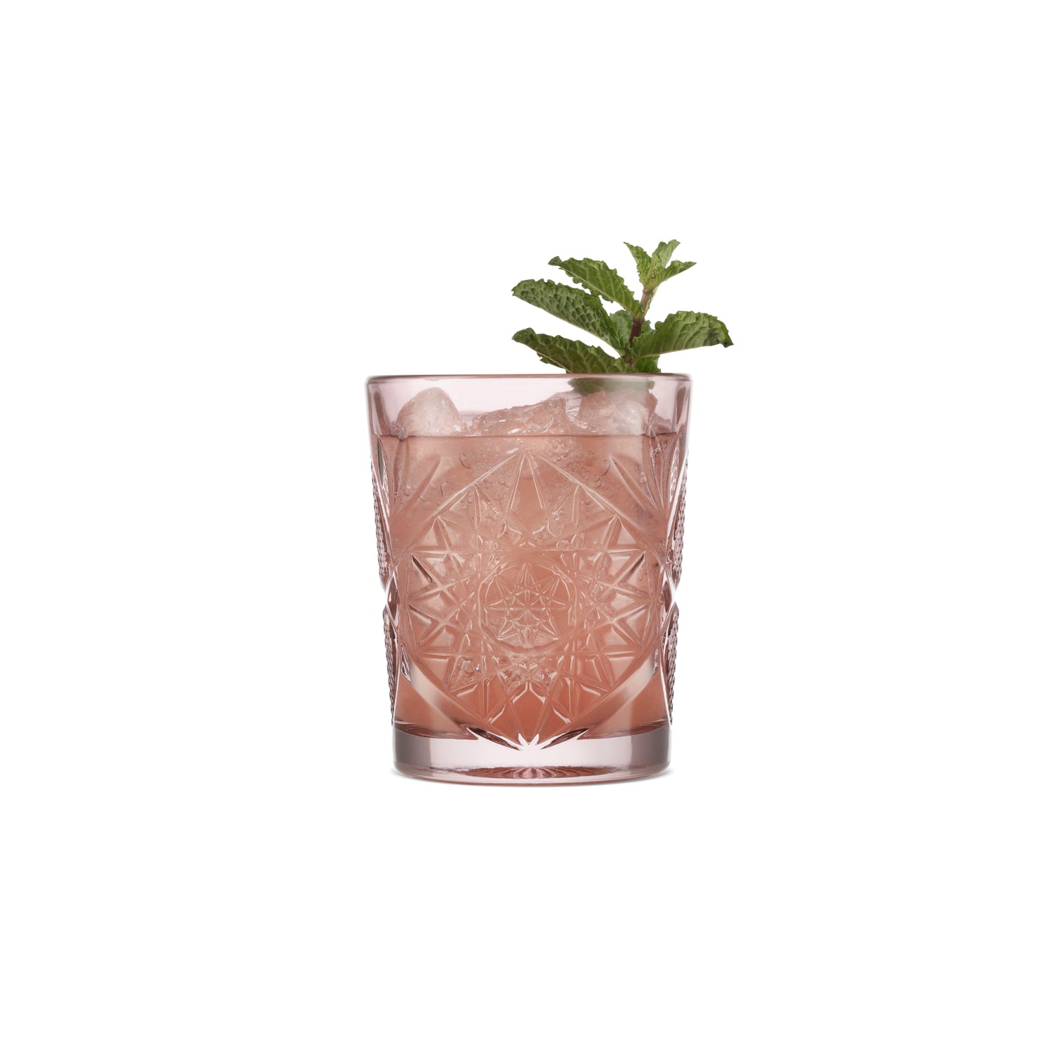 Libbey Double Old Fashioned Hobstar Blush 12oz 5632/AB2X0F 12/1EA