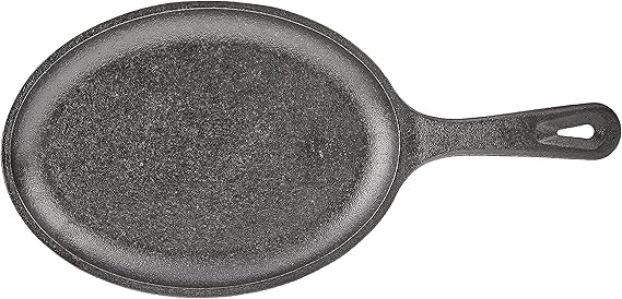 Lodge - Cast Iron Oval Serving Griddle with Handle LOS3 - 1/1EA