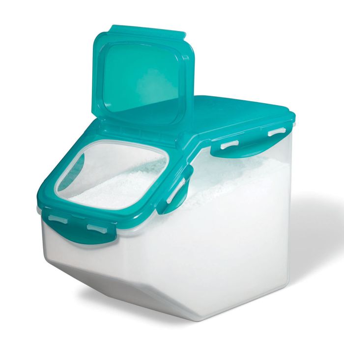 Starfrit Lock n Lock 5L Container With Flip Top, Teal, 094592002