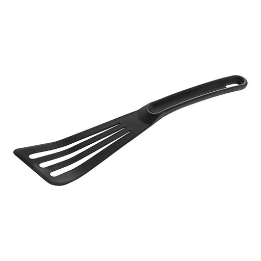 Mercer Hell's Tools 12" Black High Temperature Slotted Spatula M35110BK - 1/1EA