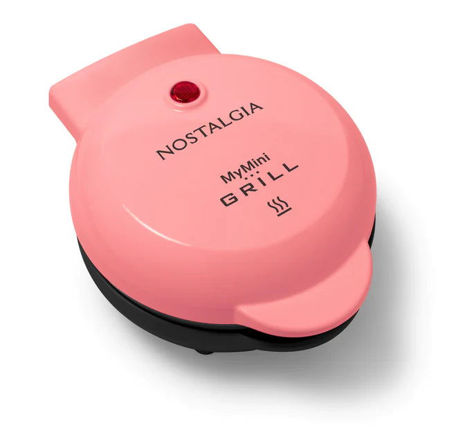 Nostalgia MyMini Personal Electric Grill Coral MGR5CRL