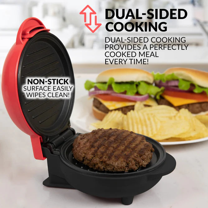 Nostalgia MyMini Personal Electric Grill Coral MGR5CRL