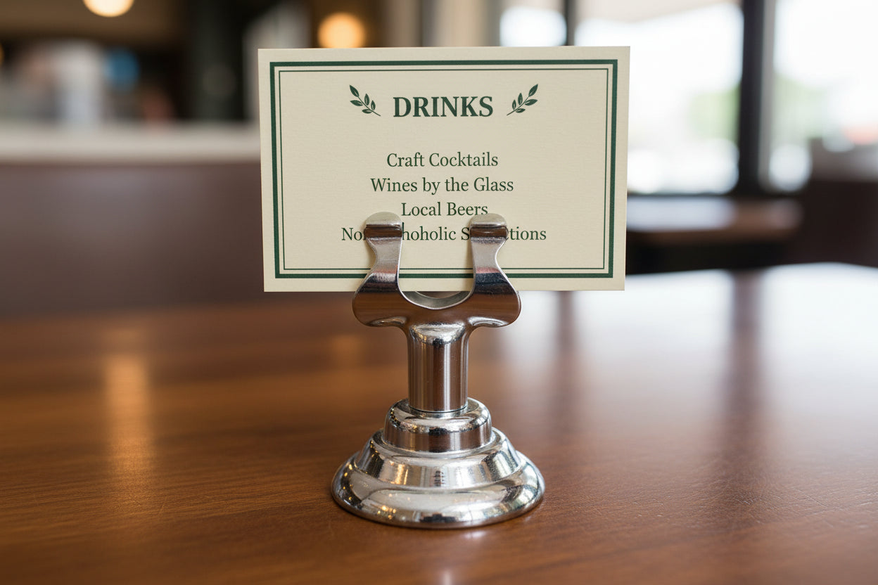 Winco Menu Holder Harp Clip MH-1