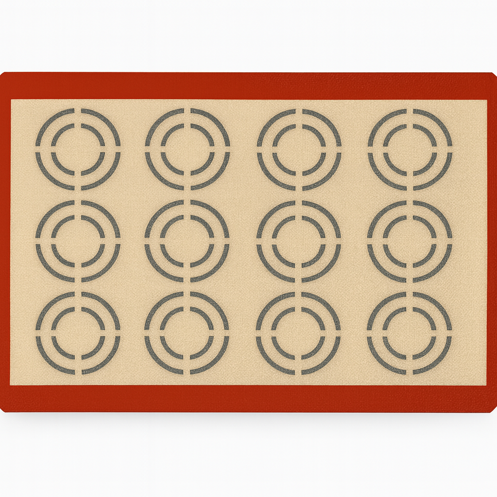 Multi-Use Silicone Baking Mat with Cookie Circles Fits 13 x 18 Cookie Sheet