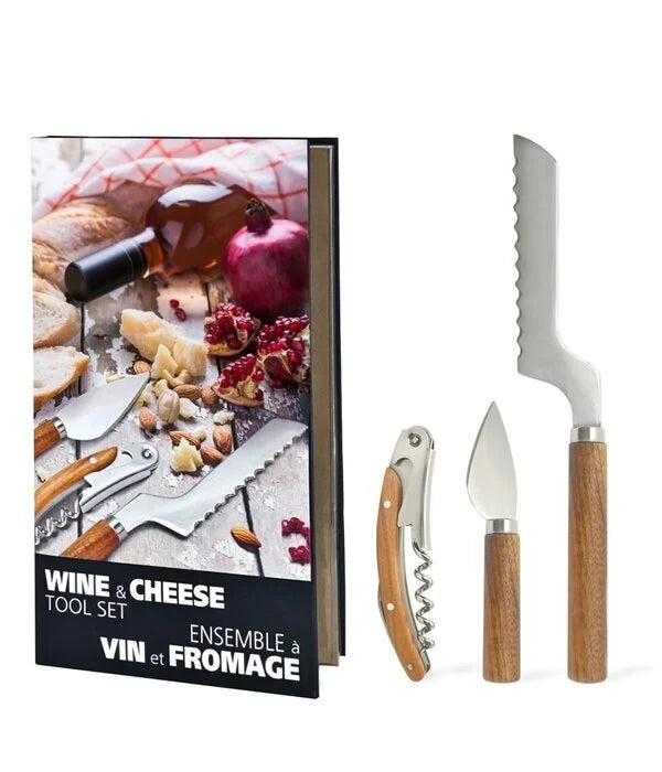 Natural Living - Wine & Cheese Tool Set 3250590SS