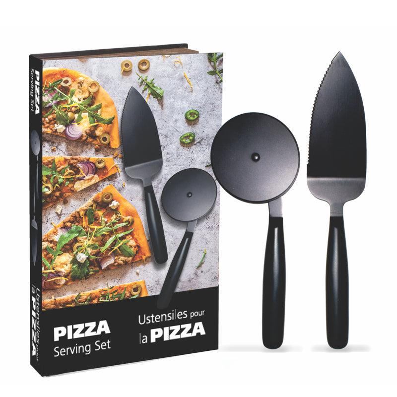 Natural Living - Pizza Serving Set 2 pc 3250581BK - (1 Set)