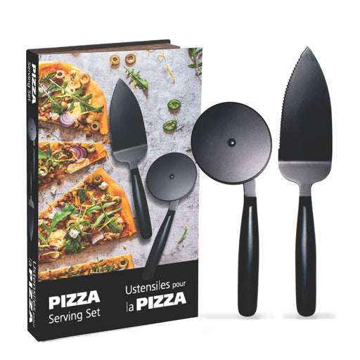 Natural Living - Pizza Serving Set 2 pc 3250581BK - (1 Set)