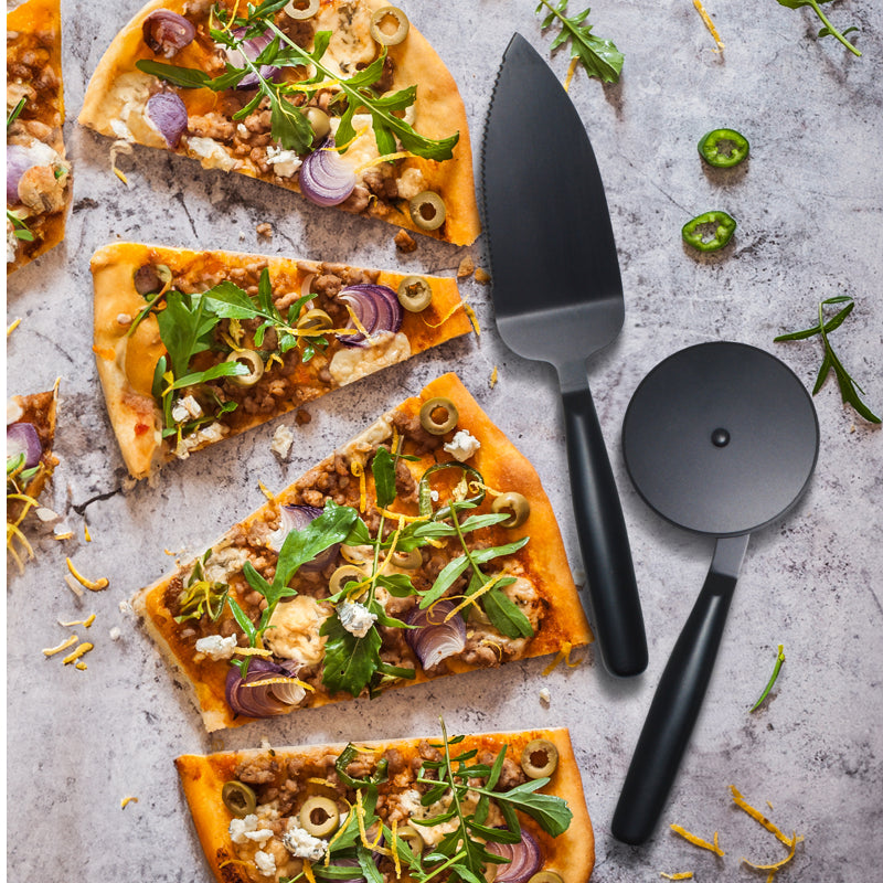 Natural Living - Pizza Serving Set 2 pc 3250581BK - (1 Set)